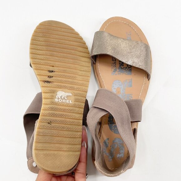 Sorel‎ Ella II Sandal In Ash Brown - Picture 3 of 6